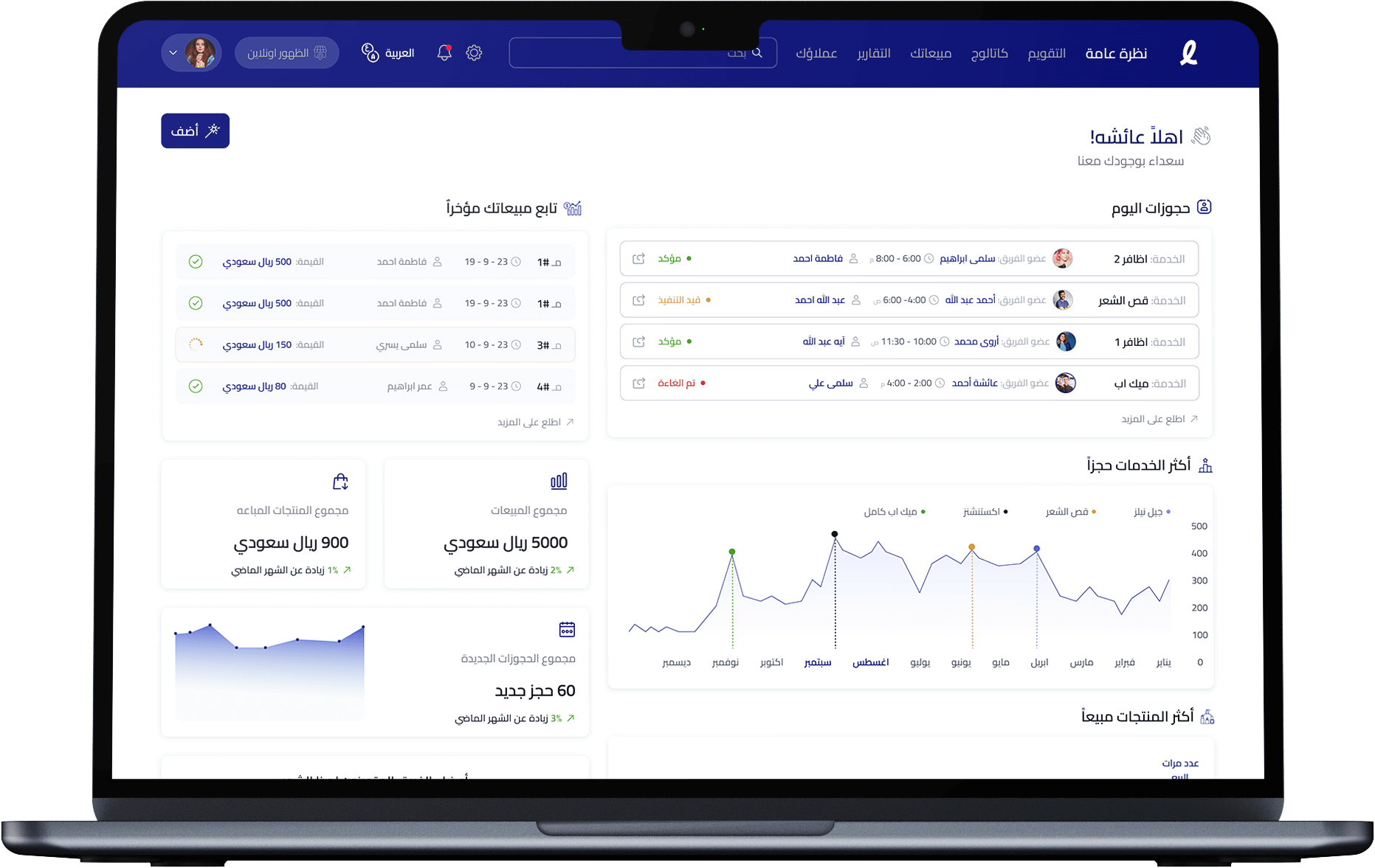 Lookfindr CRM Mockup